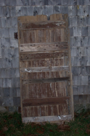 Outhouse Door (Back) Outhouse Door (Back)